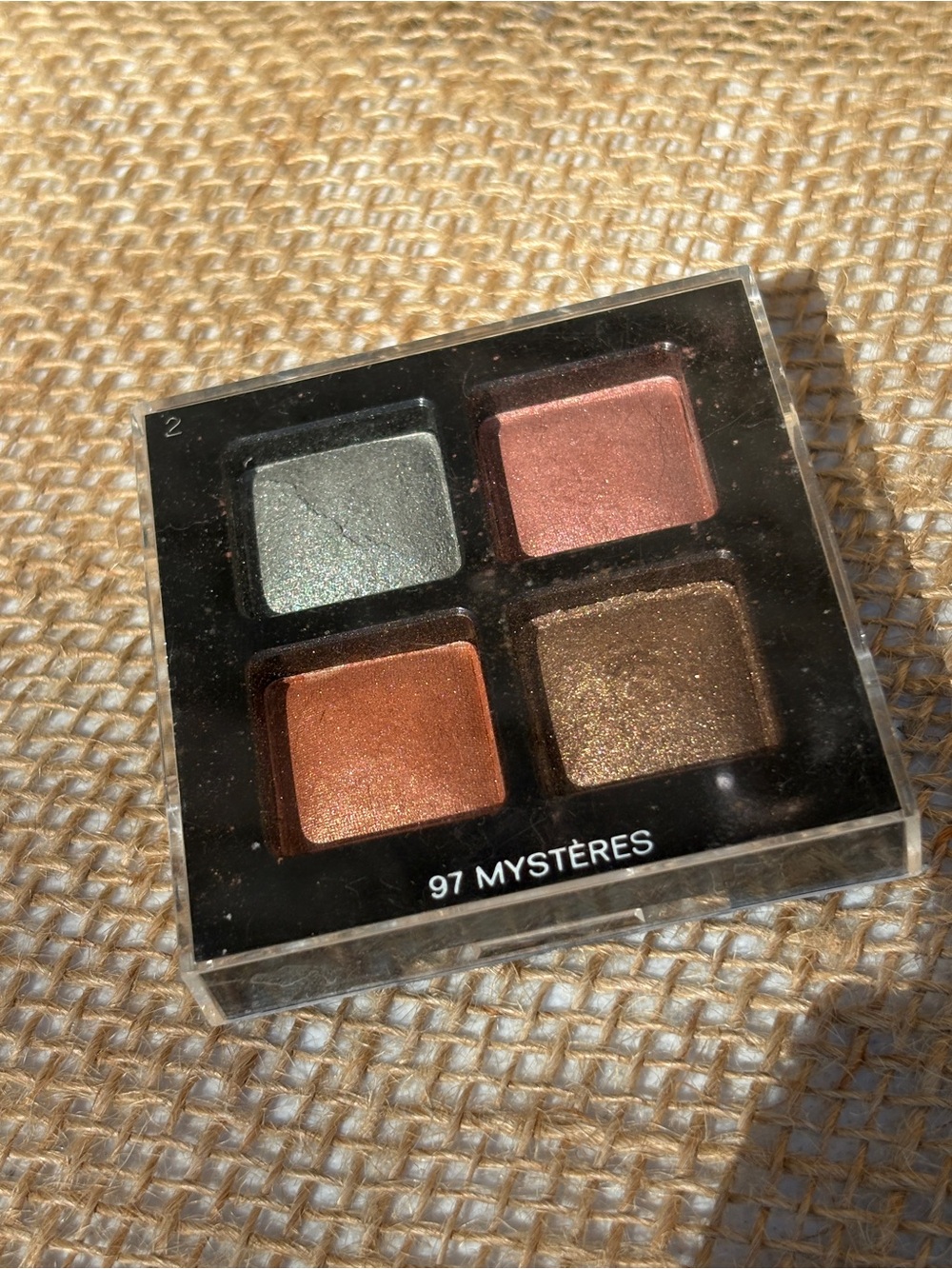 CHANEL 97 Mystères Shimmer Eyeshadow Quad - Green, Pink, Copper, Brown